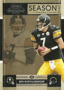 2008 Playoff Contenders #76 Ben Roethlisberger Front