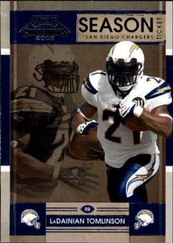 2008 Playoff Contenders #80 LaDainian Tomlinson Front