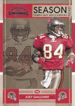 2008 Playoff Contenders #94 Joey Galloway Front
