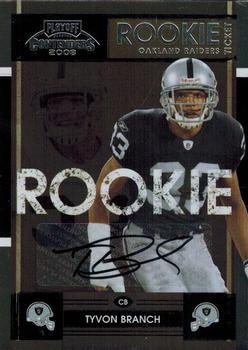 2008 Playoff Contenders #224 Tyvon Branch Front