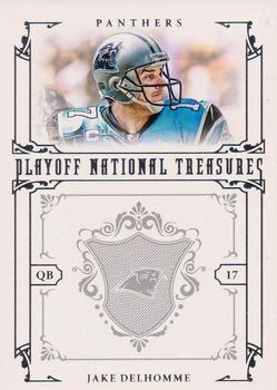 2008 Playoff National Treasures #49 Jake Delhomme Front