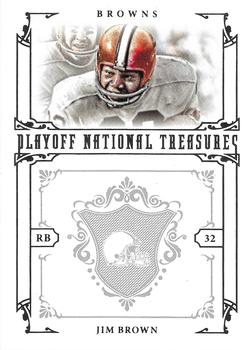 2008 Playoff National Treasures #79 Jim Brown Front