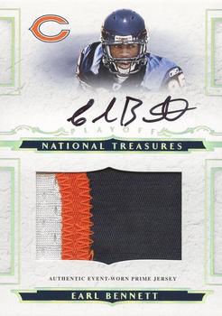 2008 Playoff National Treasures #128 Earl Bennett Front