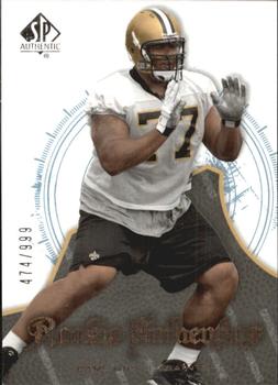 2008 SP Authentic #166 Carl Nicks Front