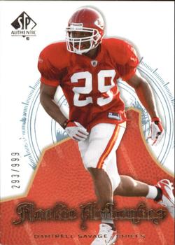 2008 SP Authentic #172 Dantrell Savage Front
