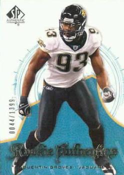 2008 SP Authentic #137 Quentin Groves Front