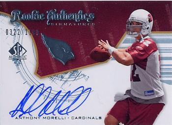 2008 SP Authentic #203 Anthony Morelli Front