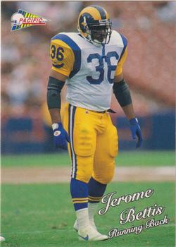 1993 Pacific Triple Folder - Rookies and Stars #3 Jerome Bettis Front
