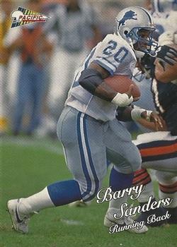 1993 Pacific Triple Folder - Rookies and Stars #16 Barry Sanders Front