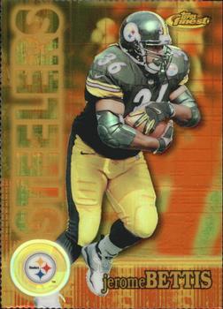 2000 Finest - Gold Refractors #93 Jerome Bettis Front