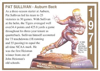 1993 Heisman Collection III #37 Pat Sullivan Back