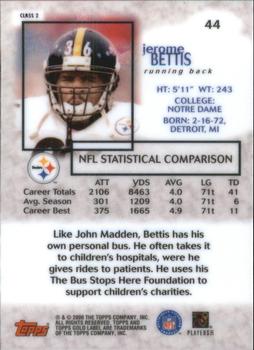 2000 Topps Gold Label - Class 2 #44 Jerome Bettis Back