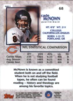 2000 Topps Gold Label - Class 2 #68 Cade McNown Back