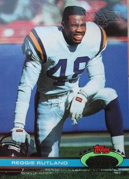 1991 Stadium Club - Super Bowl XXVI #365 Reggie Rutland Front