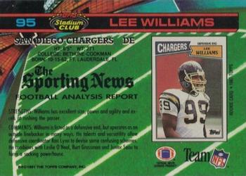 1991 Stadium Club - Super Bowl XXVI #95 Lee Williams Back