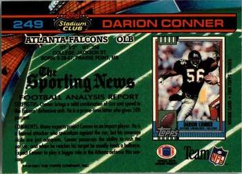 1991 Stadium Club - Super Bowl XXVI #249 Darion Conner Back