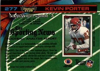 1991 Stadium Club - Super Bowl XXVI #277 Kevin Porter Back