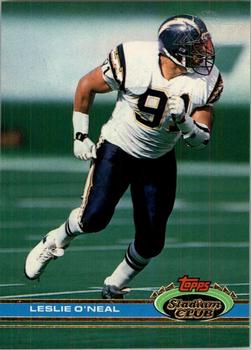 1991 Stadium Club - Super Bowl XXVI #416 Leslie O'Neal Front