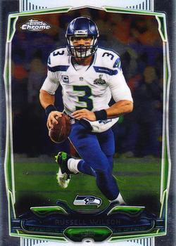 2014 Topps Chrome #102 Russell Wilson Front