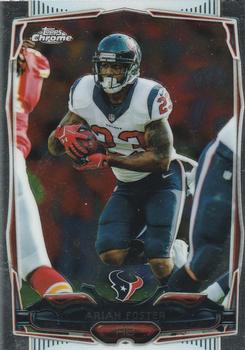 2014 Topps Chrome #107 Arian Foster Front