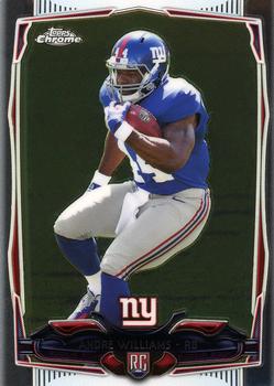 2014 Topps Chrome #154 Andre Williams Front