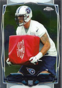 2014 Topps Chrome #180 Taylor Lewan Front