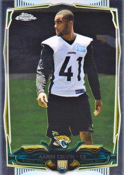 2014 Topps Chrome #201 Aaron Colvin Front