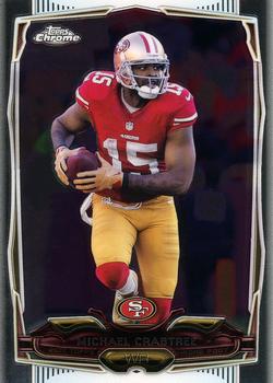 2014 Topps Chrome #32 Michael Crabtree Front