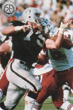 1990 Star-Cal Grid-Star Decals #NNO Howie Long Front