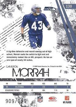 2009 Donruss Rookies & Stars #130 Cameron Morrah Back