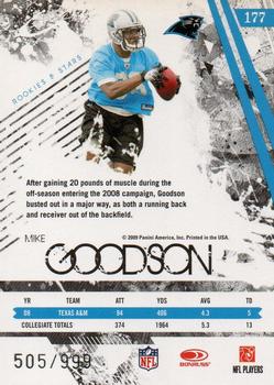 2009 Donruss Rookies & Stars #177 Mike Goodson Back
