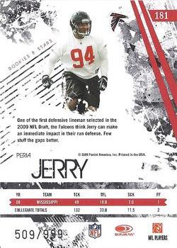 2009 Donruss Rookies & Stars #181 Peria Jerry Back