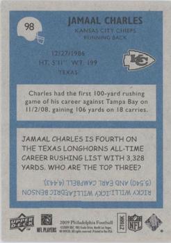 2009 Philadelphia #98 Jamaal Charles Back