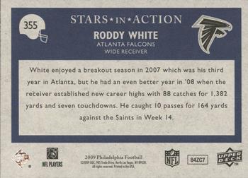 2009 Philadelphia #355 Roddy White Back