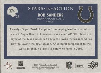 2009 Philadelphia #374 Bob Sanders Back