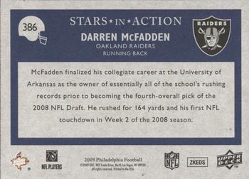 2009 Philadelphia #386 Darren McFadden Back