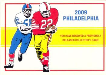2009 Philadelphia #NNO Buy Back Info Card Front