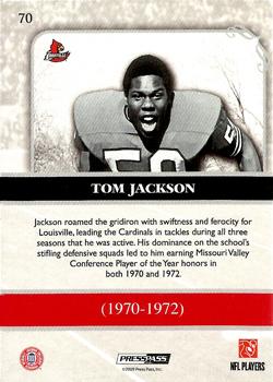 2009 Press Pass Legends #70 Tom Jackson Back