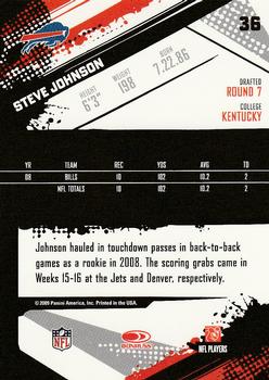 2009 Score #36 Steve Johnson Back