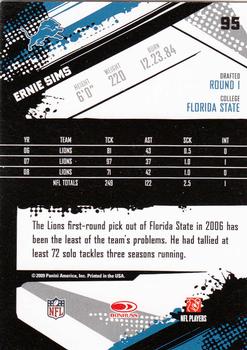 2009 Score #95 Ernie Sims Back