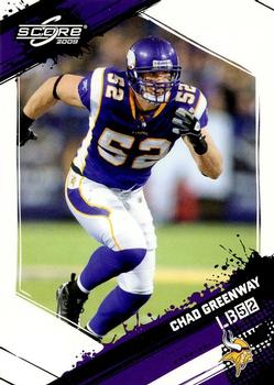 2009 Score #163 Chad Greenway Front