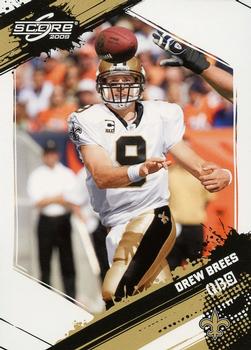 2009 Score #183 Drew Brees Front