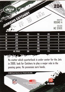 2009 Score #204 Jerricho Cotchery Back