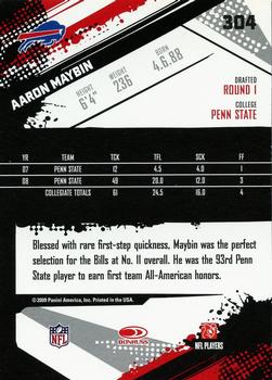2009 Score #304 Aaron Maybin Back