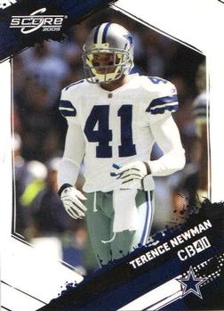 2009 Score #82 Terence Newman Front
