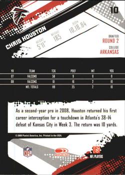 2009 Score Inscriptions #10 Chris Houston Back
