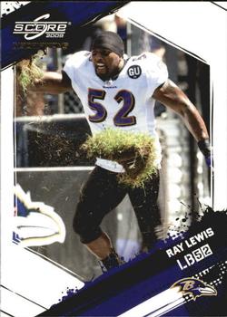 2009 Score Inscriptions #24 Ray Lewis Front
