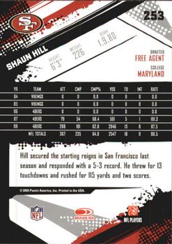 2009 Score Inscriptions #253 Shaun Hill Back