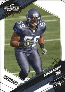 2009 Score Inscriptions #302 Aaron Curry Front