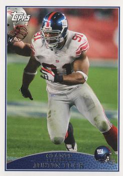 2009 Topps #23 Justin Tuck Front